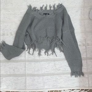 Cropped sweater